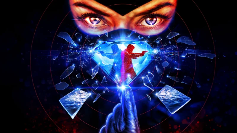 Hình ảnh phản chiếu trong viên kim cương đã chết